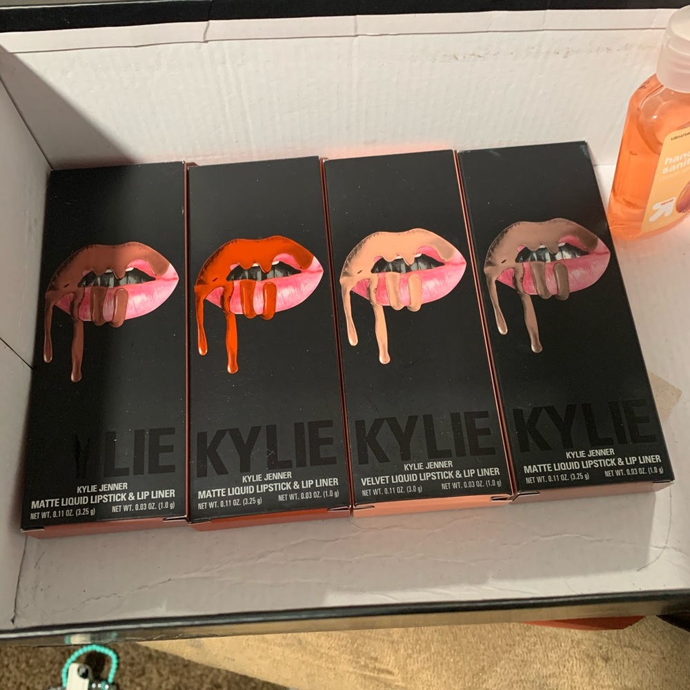 kylie lip kits. new. never opened
